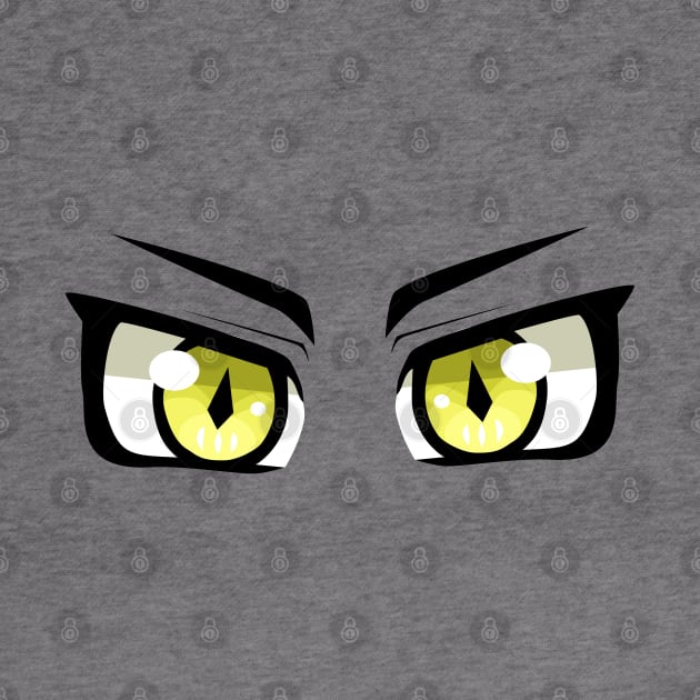 Anime Eyes snake yellow by Miss_Akane